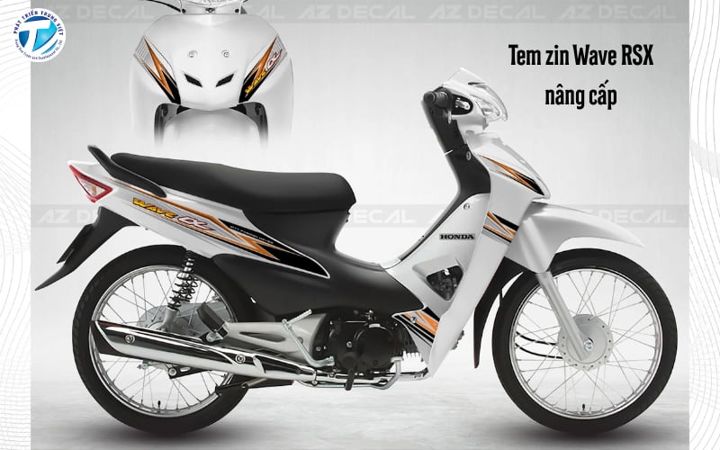 Mẫu tem xe wave zin RSX